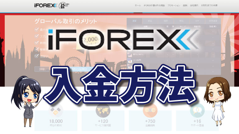iFOREX（アイフォレックス）の入金方法・手数料について徹底解説【最新版】